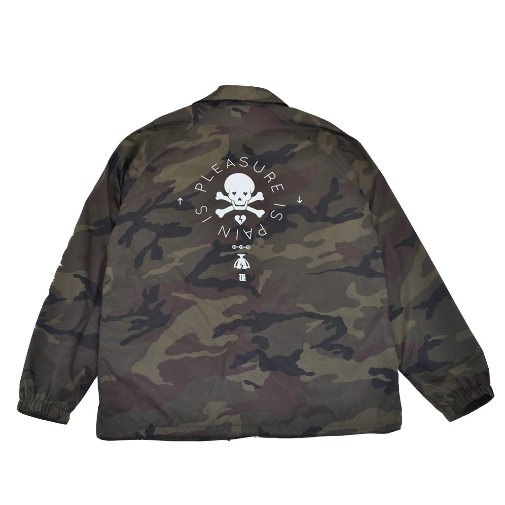 True Mens Pleasure Pain Coaches Jacket Camo - Shop True Clothing