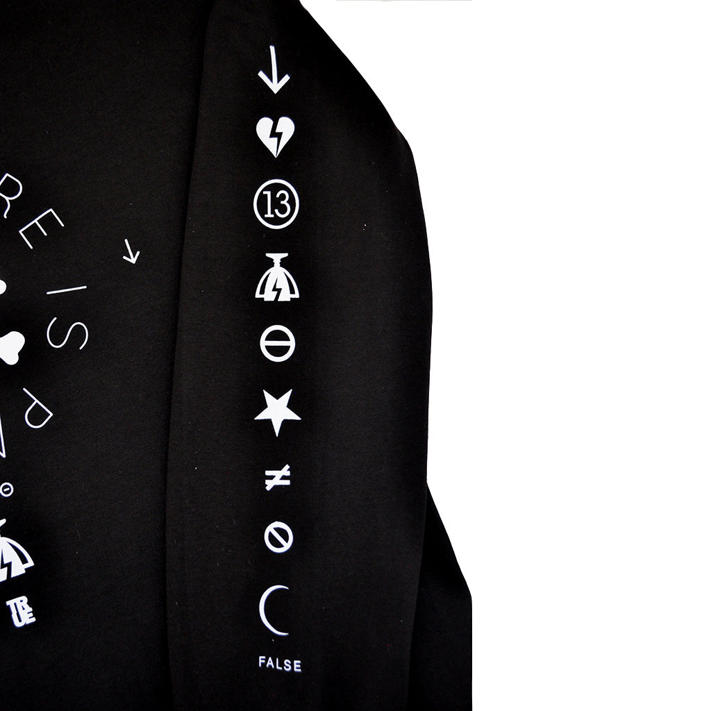 Mens True Pleasure Pain Long Sleeve T-Shirt Black - Shop True Clothing