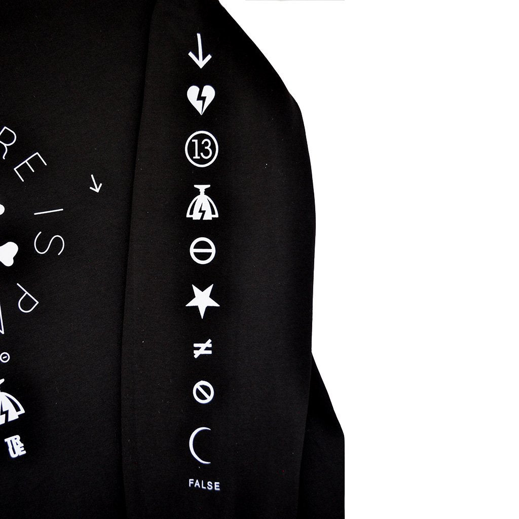 True Mens Pleasure Crewneck Sweatshirt Black