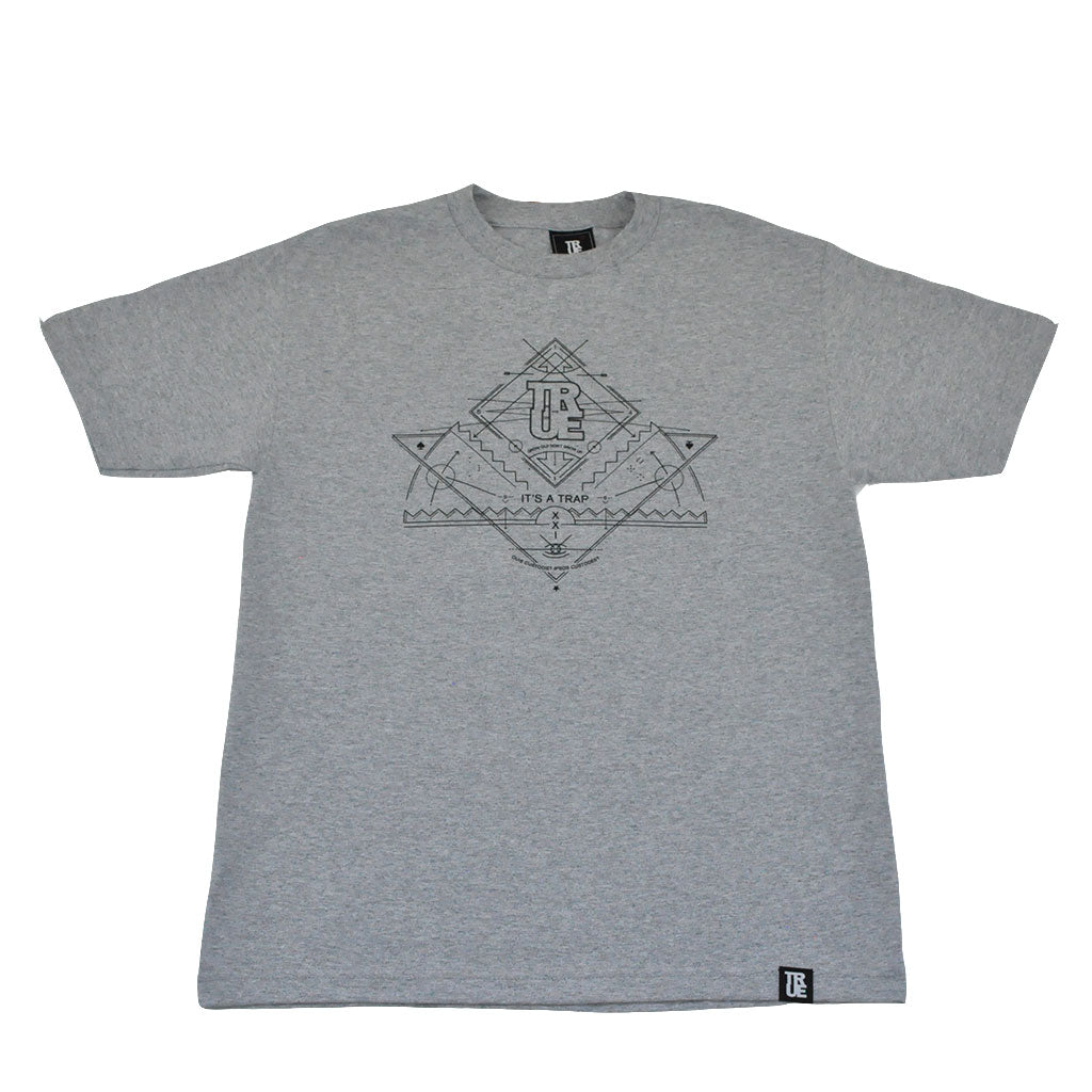 Mens Trap T-Shirt Heather - Shop True Clothing