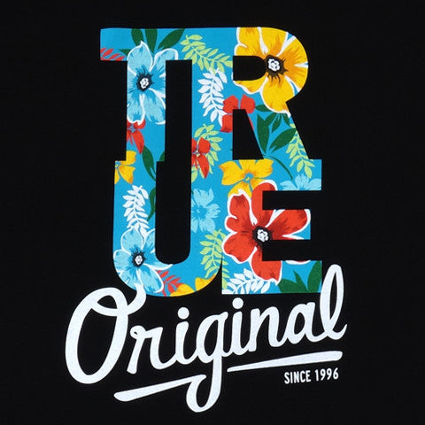 Womens True Floral T-Shirt Black - Shop True Clothing