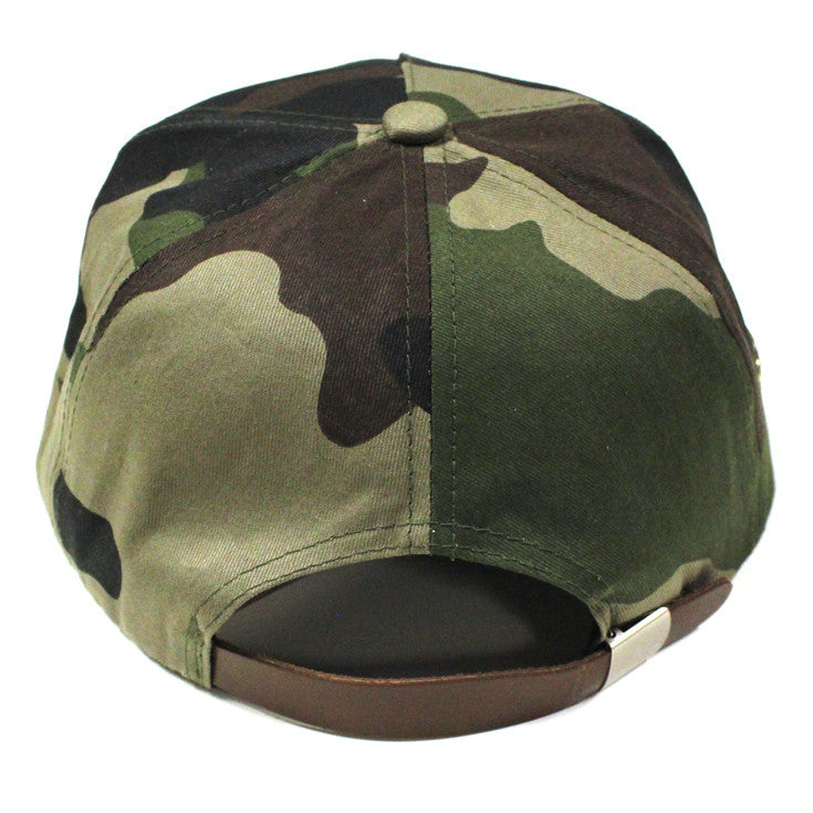 True Wolves Strapback Cap Camo - Shop True Clothing