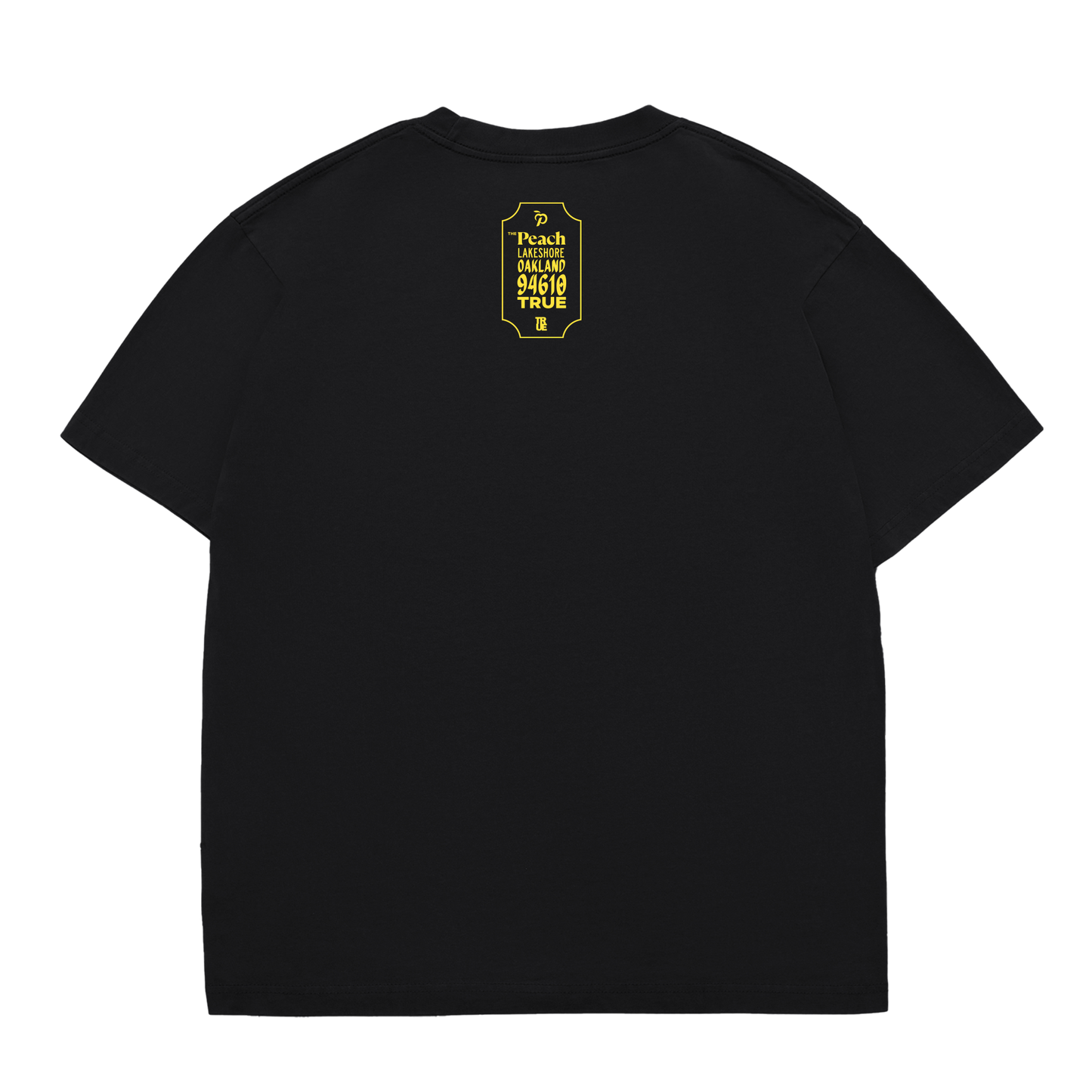 TRUE x The Peach Restaurant T-Shirt, Black