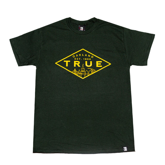 Men's True Established Basic Oakland T-Shirt Green