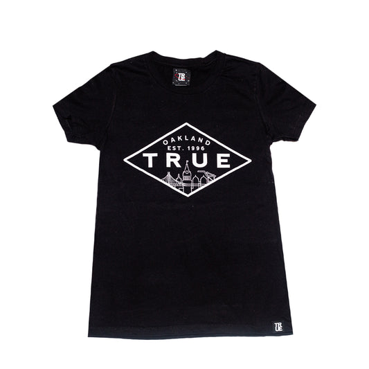 True Women's Established Basic Oakland T-Shirt Black