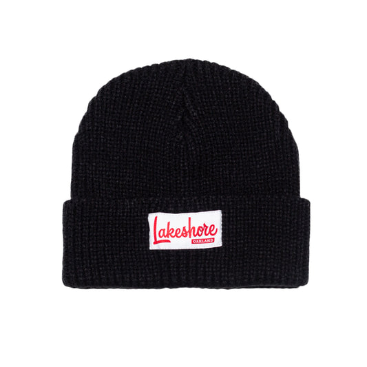 True Lakeshore Waffle Beanie Black