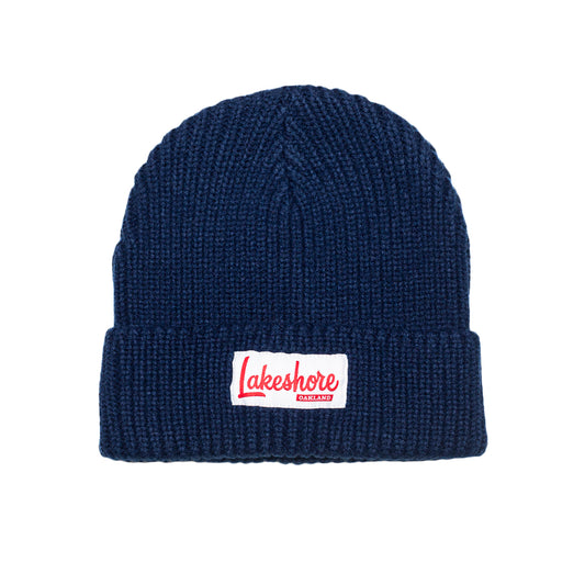 True Lakeshore Waffle Beanie Navy