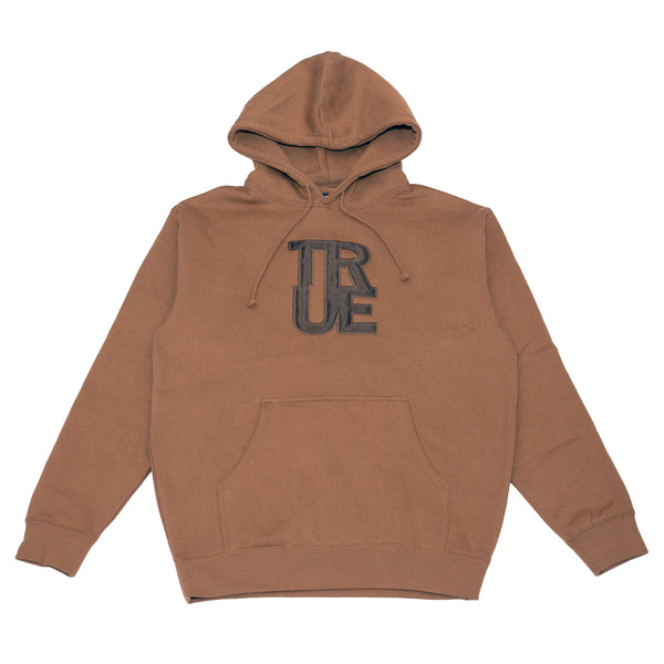 Men's True Logo Hoodie Saddle Brown/Black – Shop True Clothing