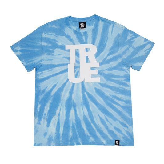 Men's Logo Tie-Dye T-Shirt Light Blue