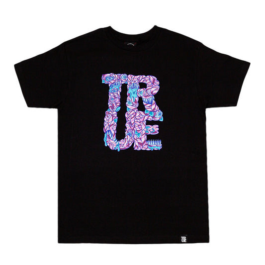 Men's True More Monsters T-Shirt Black/Purple