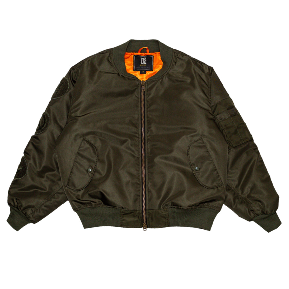 Men's True Peace, Power Flight Jacket Green