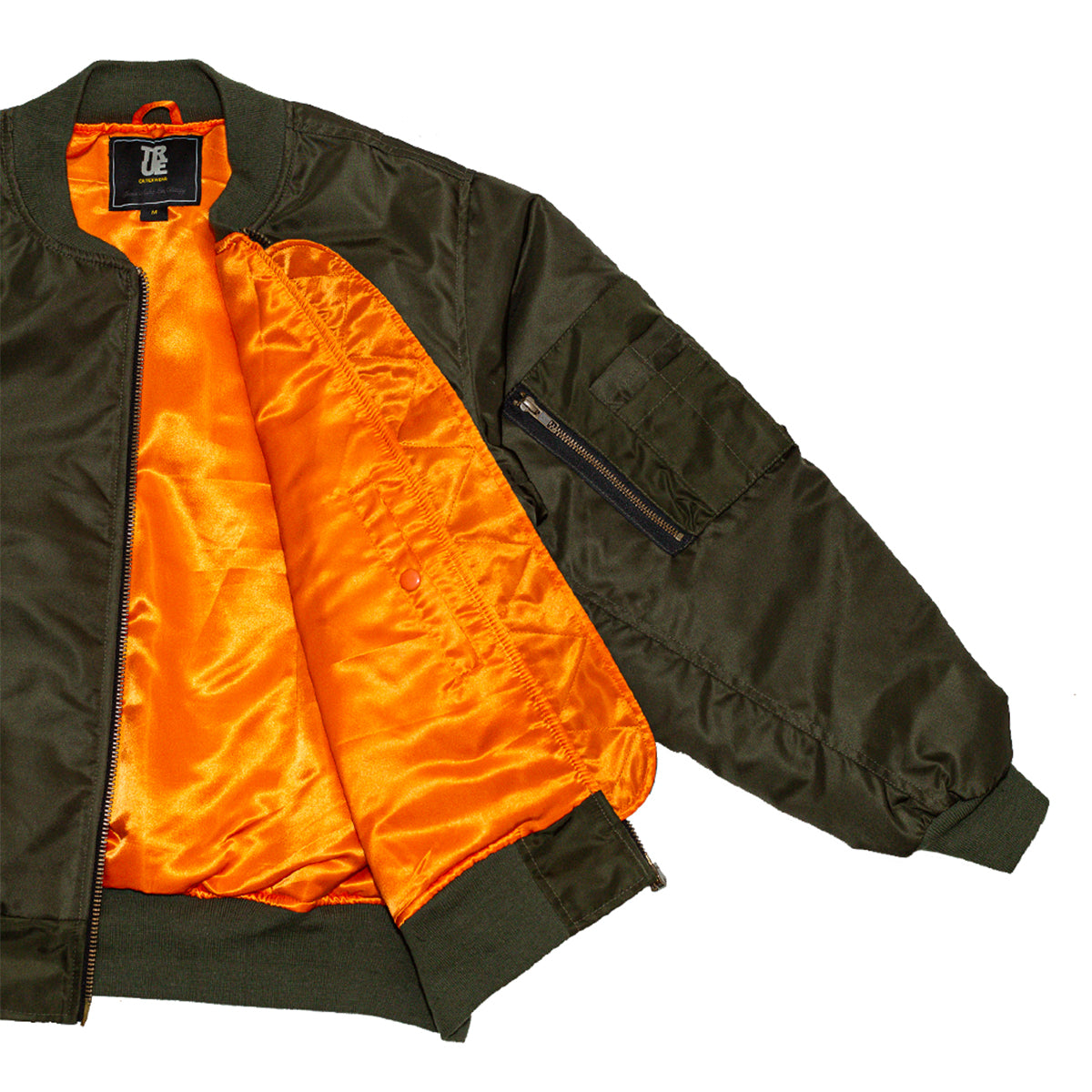 Men's True Peace, Power Flight Jacket Green