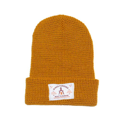 True Since Forever Waffle Beanie Camel