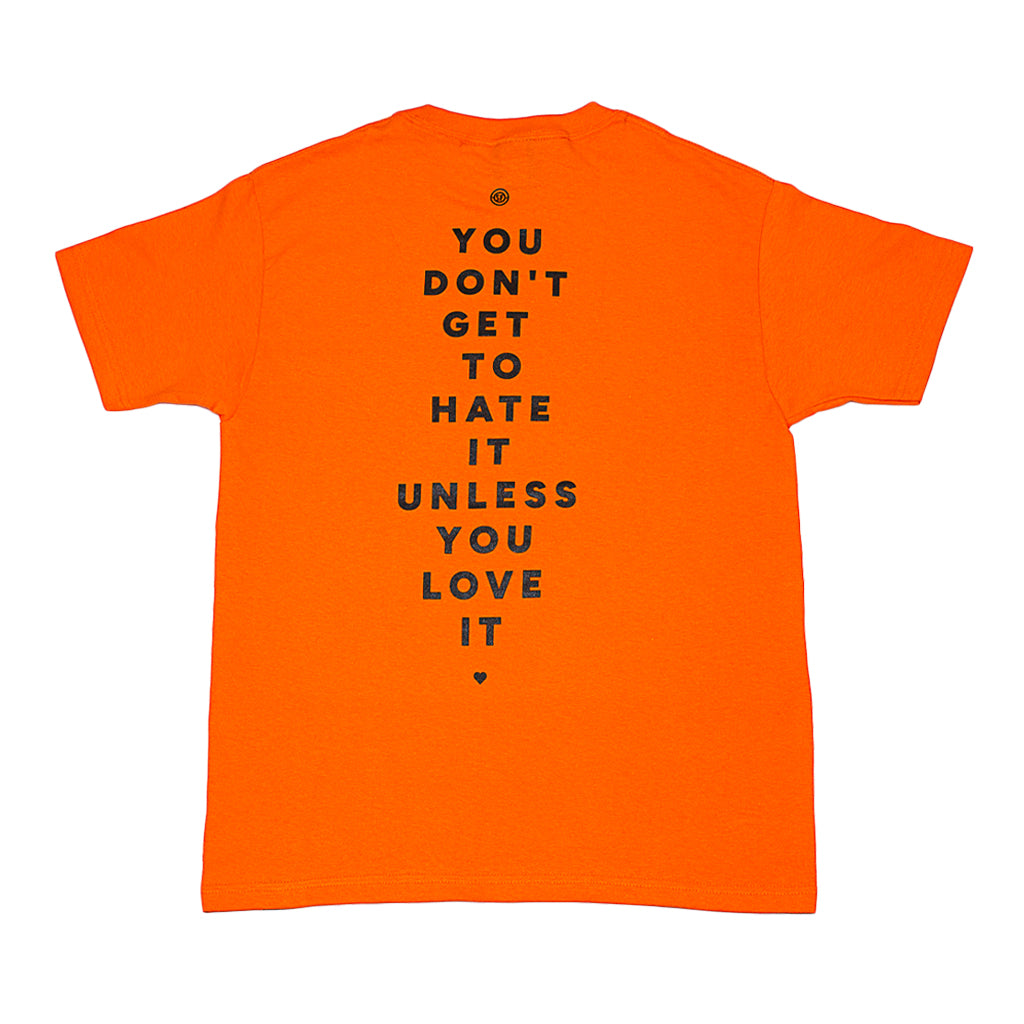 Men's SFCA Hate It, Love It T-Shirt Orange