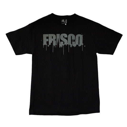 Mens SFCA Frisco Drips T-Shirt, Black with 3M