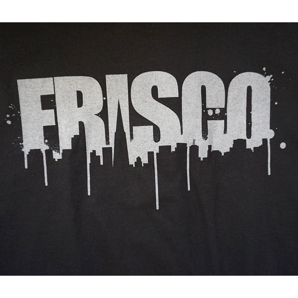 Mens SFCA Frisco Drips T-Shirt, Black with 3M