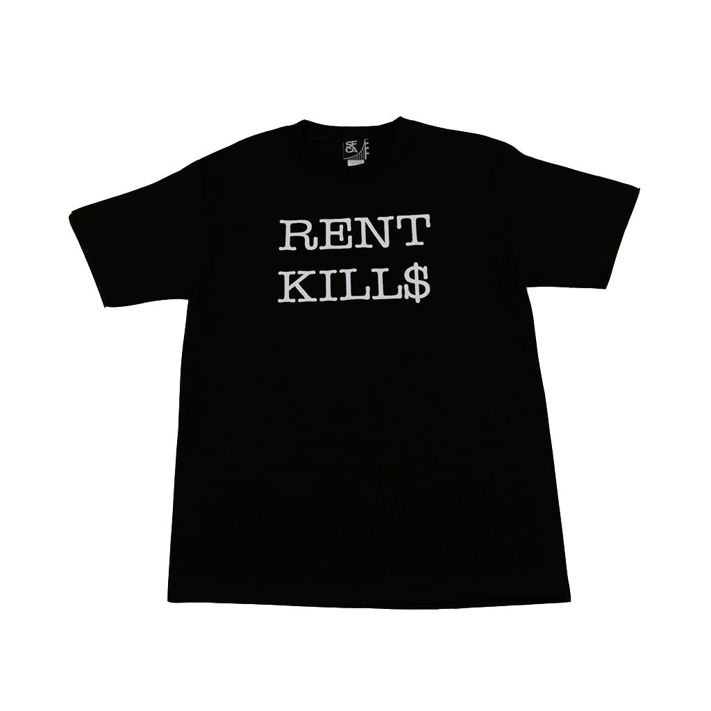 Mens SFCA Rent Kills T-Shirt Black - Shop True Clothing