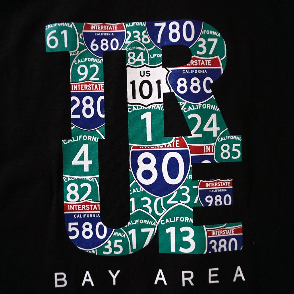 Mens True Bay Area T-Shirt Black