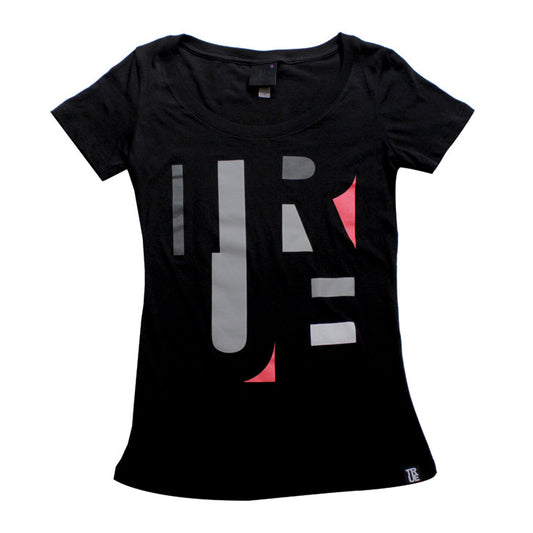 True Womens Abstract T-Shirt Black - Shop True Clothing