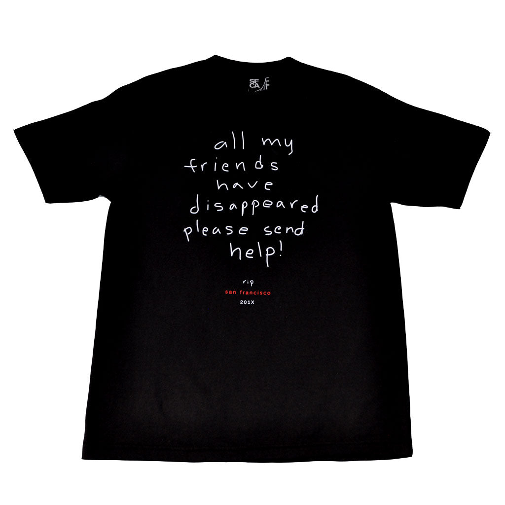 Mens SFCA Send Help T-Shirt Black - Shop True Clothing