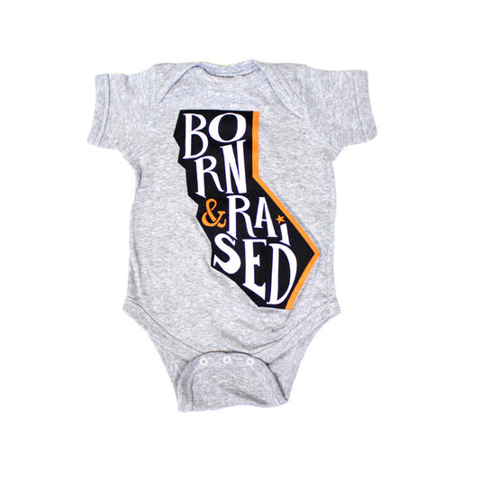 Kids True Cali Born One Piece Grey - Shop True Clothing