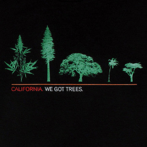 Mens Cali Got Trees T-Shirt Black - Shop True Clothing
