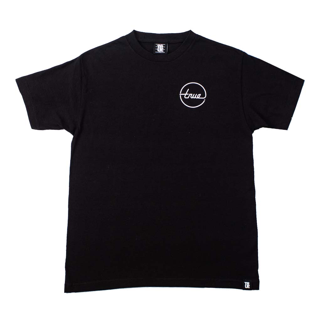 True Men's Circle Darkside Oakland T-Shirt Black