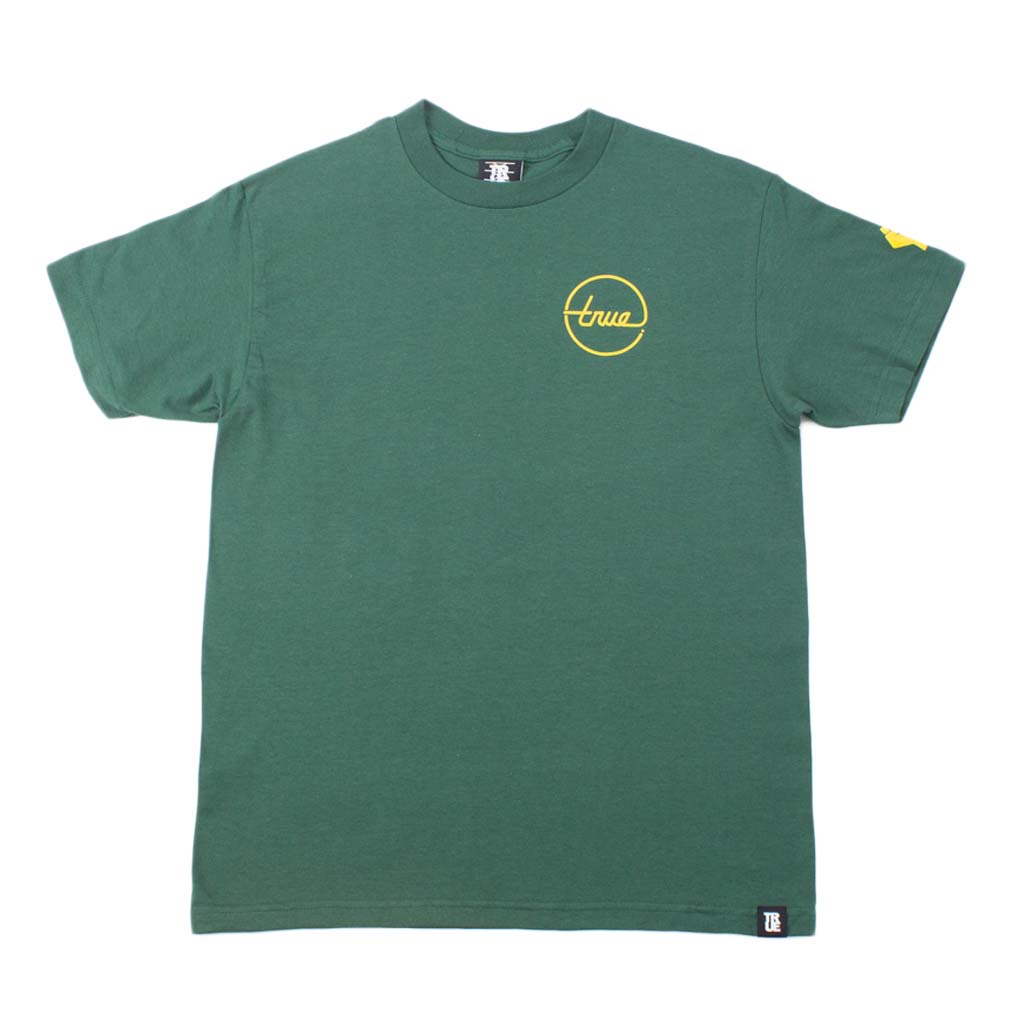 True Men's Circle Darkside Oakland T-Shirt Green