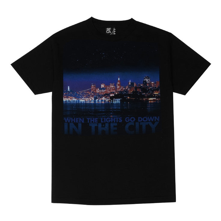 Mens SFCA City Lights T-Shirt Black - Shop True Clothing