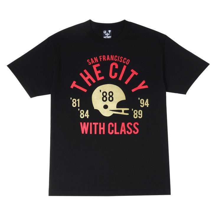 Mens Thrill Of Victory Class City T-Shirt Black - Shop True Clothing