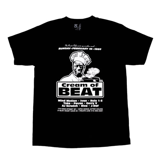 Men's SFCA Cream of Beat Flyer T-Shirt Black