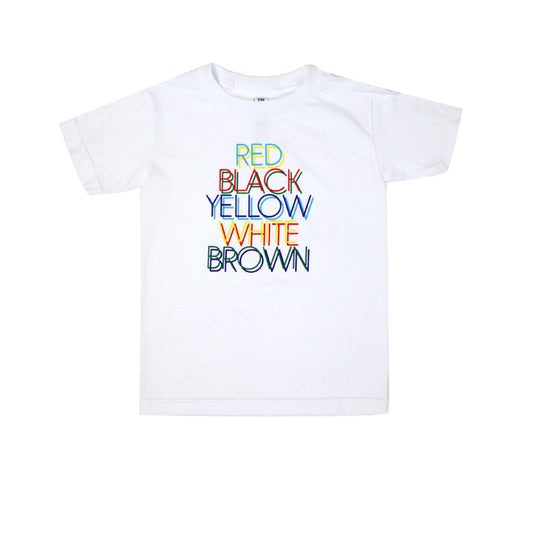 Kids True Colors T-Shirt White - Shop True Clothing