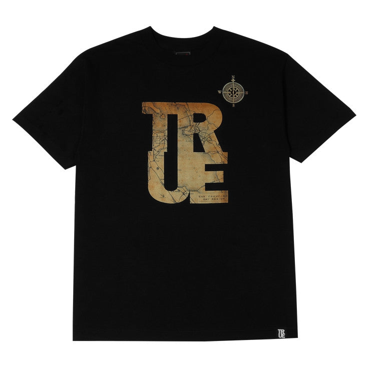 Mens True Compass T-Shirt Black - Shop True Clothing