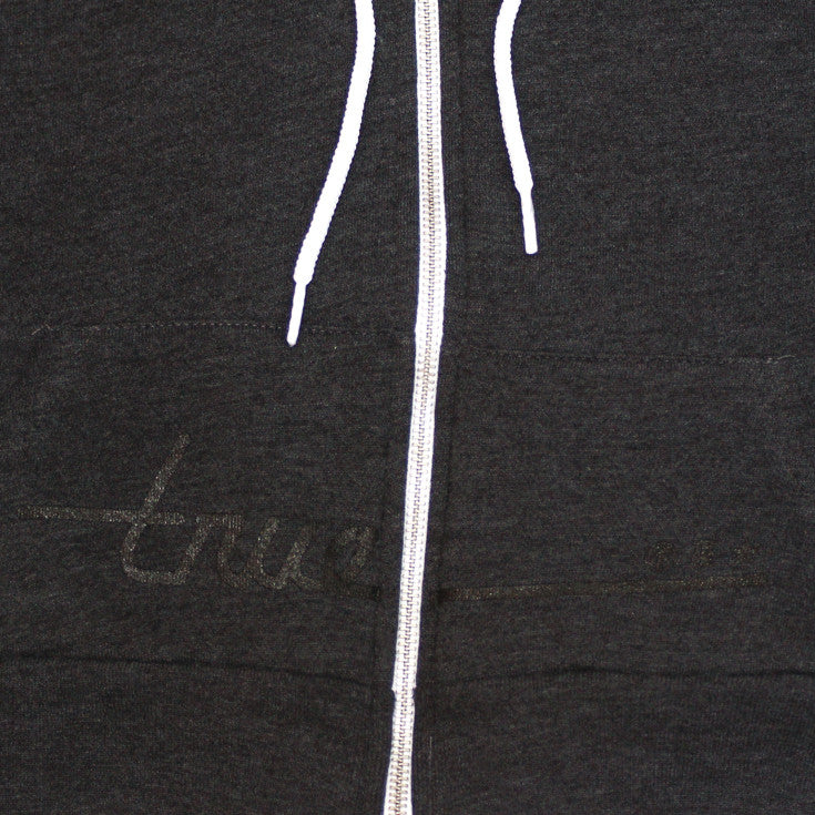 True Womens Darkside Crop Hoodie Charcoal - Shop True Clothing