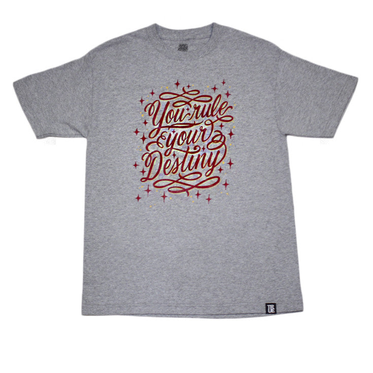 True x George Anzaldo Mens Destiny T-Shirt Heather - Shop True Clothing