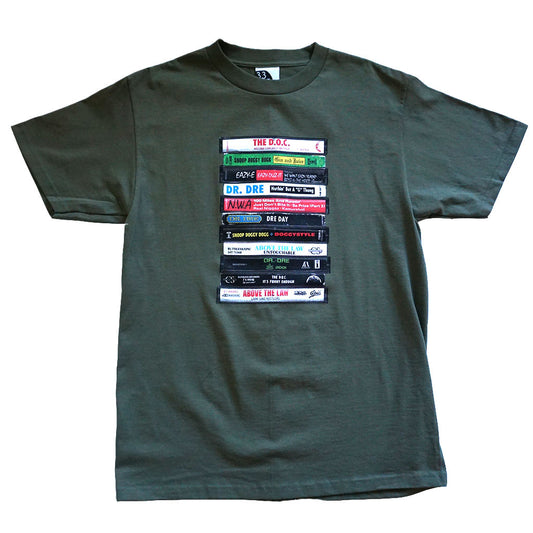 Mens Ongaku Dre Day T-Shirt Olive