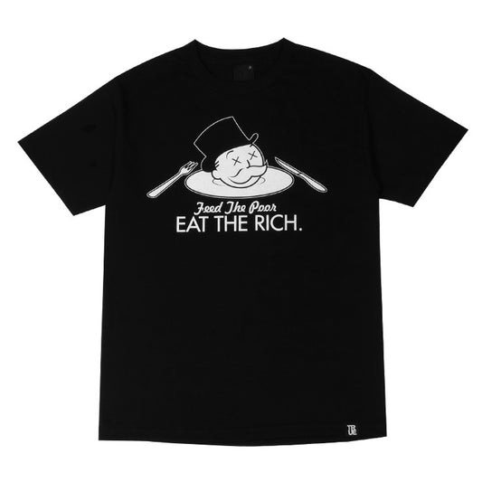 Mens True Eat The Rich T-Shirt Black - Shop True Clothing