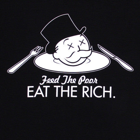 Mens True Eat The Rich T-Shirt Black - Shop True Clothing