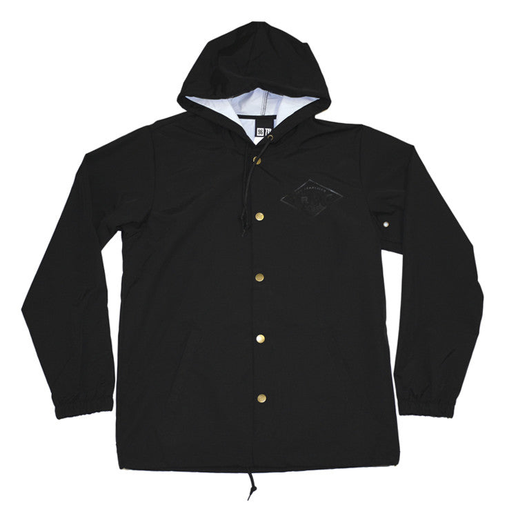 True Mens Established Rain Jacket Black - Shop True Clothing