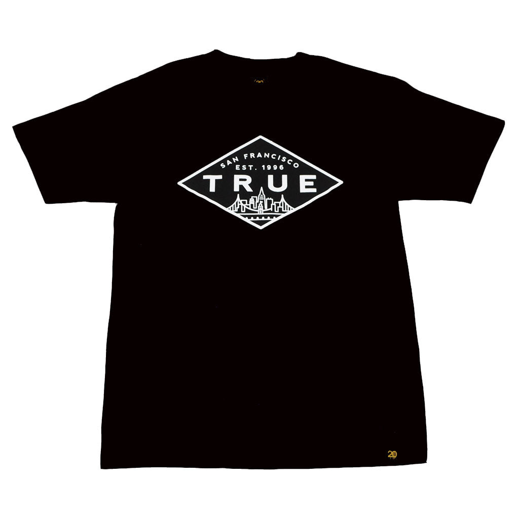 True Mens Established Basic T-Shirt Black - Shop True Clothing