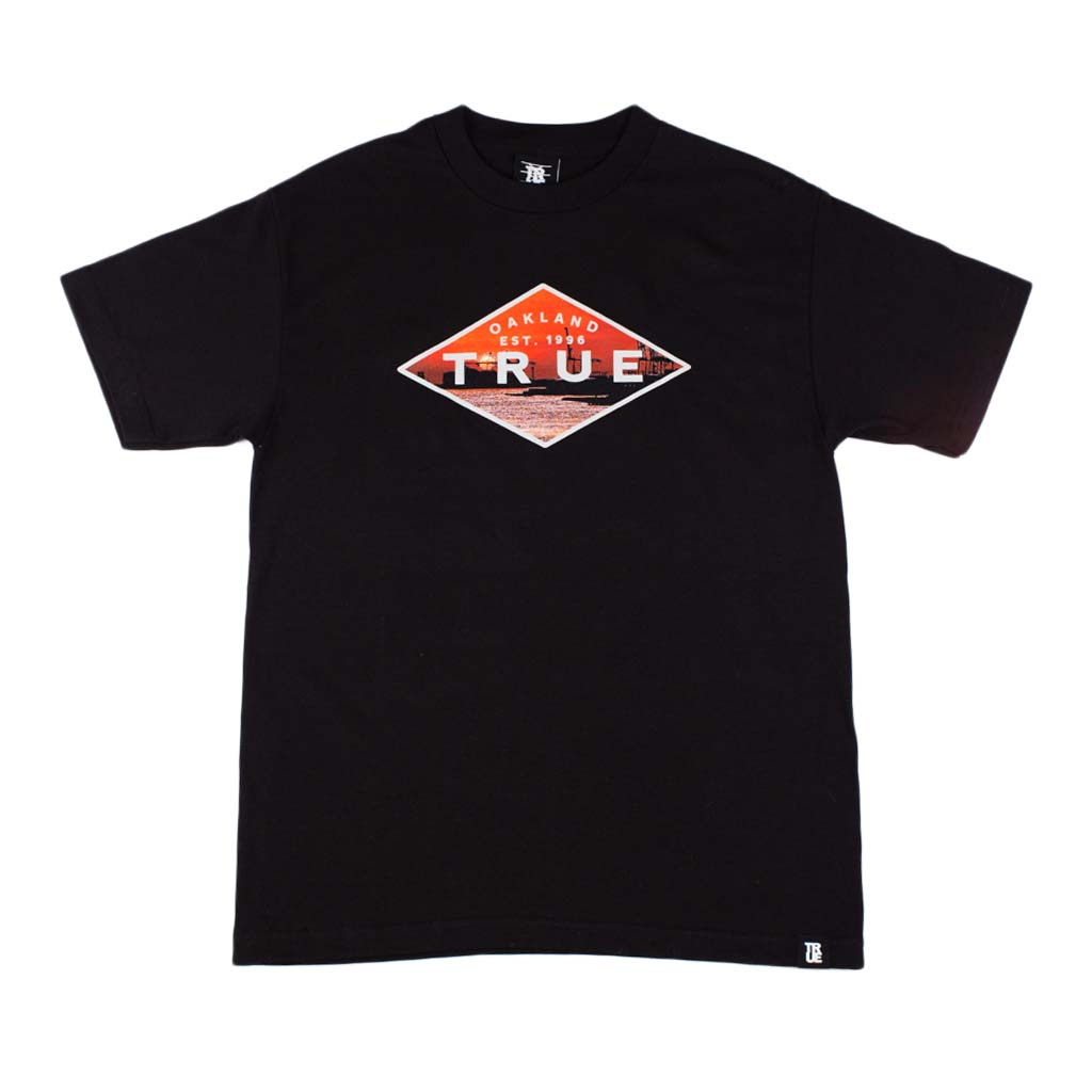 True Men's Established Oakland T-Shirt Black