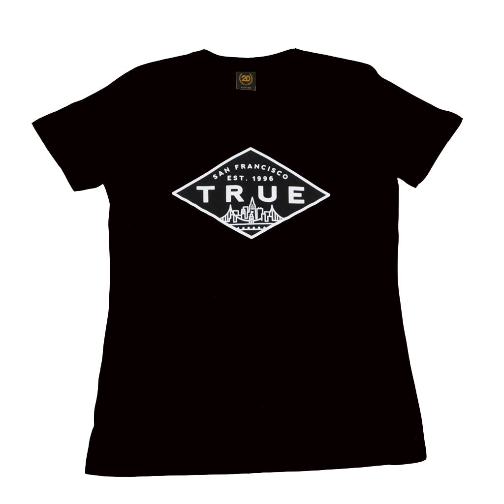 True Womens Established Basic T-Shirt Black - Shop True Clothing