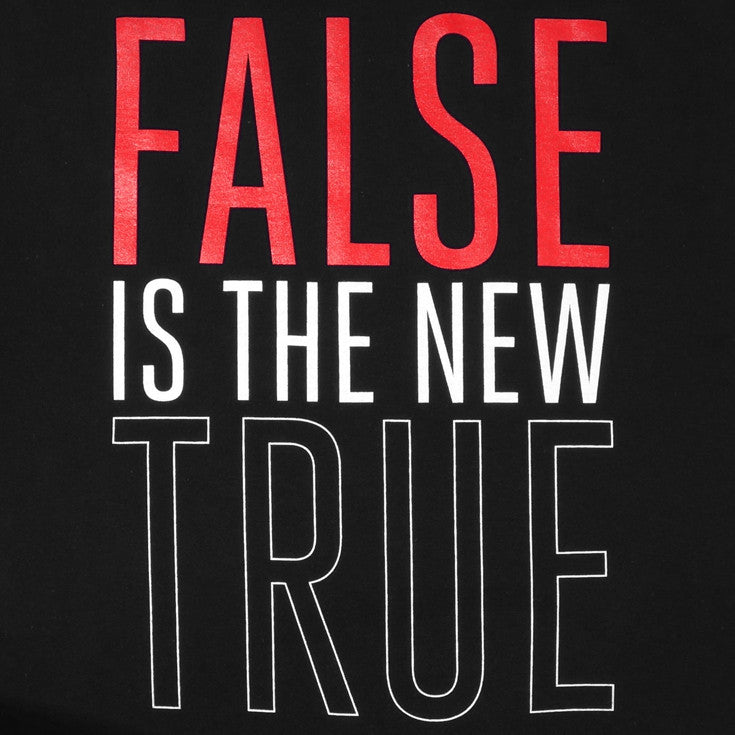 Mens True False Is T-Shirt Black - Shop True Clothing