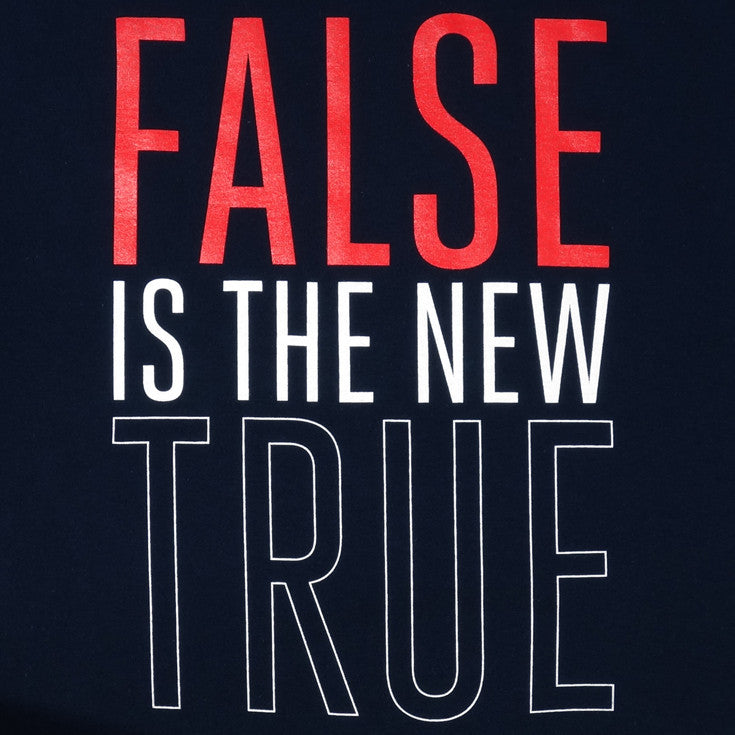 Mens True False Is T-Shirt Navy - Shop True Clothing