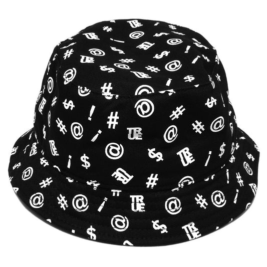 True Four Letter Bucket Hat Black - Shop True Clothing