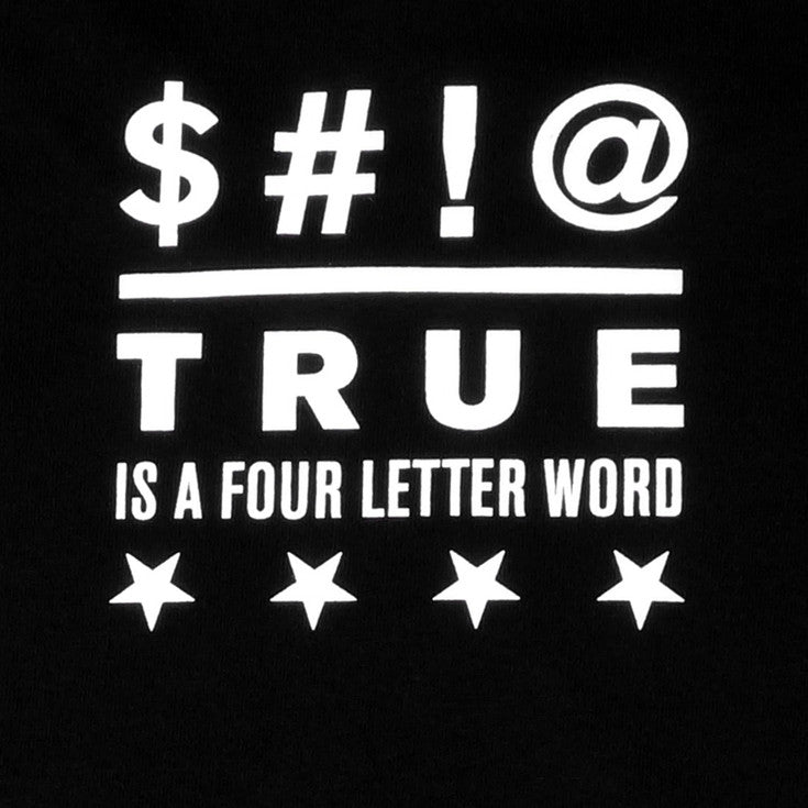 Mens True Four Letter Word Coaches Jacket Black - Shop True Clothing