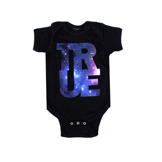 Kids True Logo Galaxy One Piece Black - Shop True Clothing