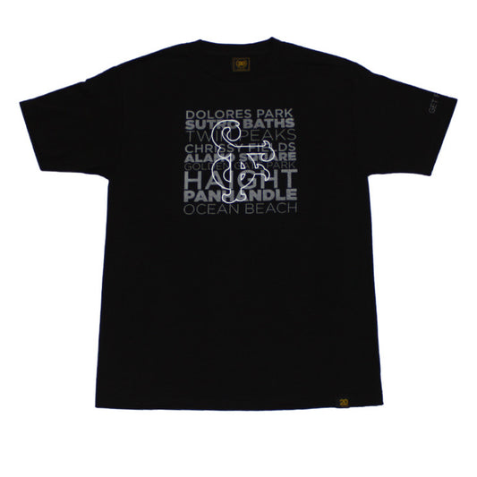 Mens True Get Faded T-Shirt Black - Shop True Clothing