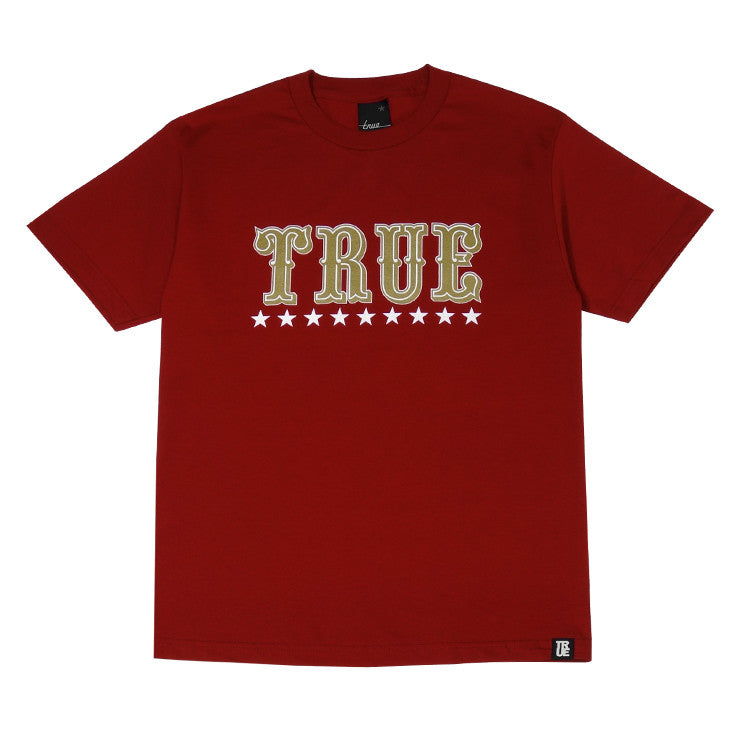 Mens True Gold Rush T-Shirt Red - Shop True Clothing