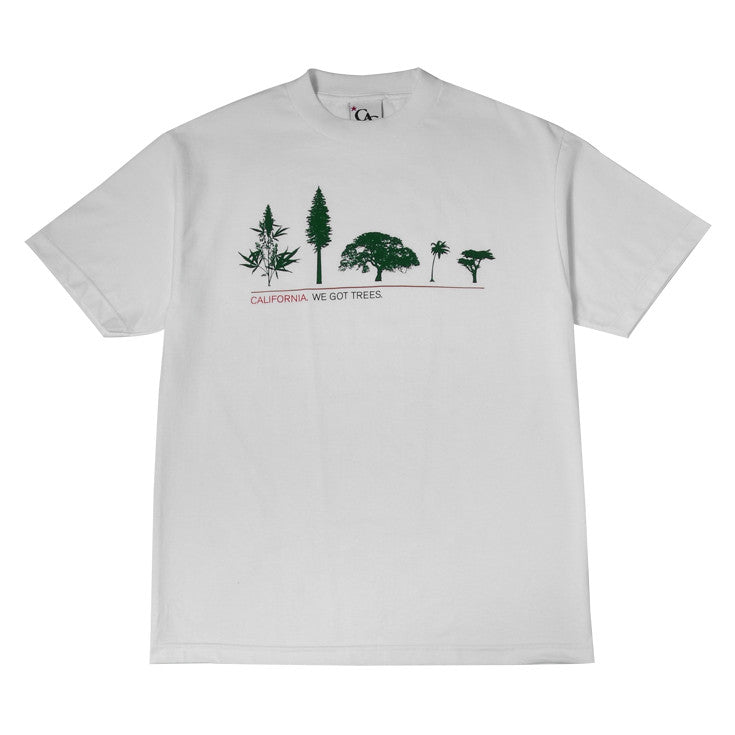 Mens Cali Got Trees T-Shirt White - Shop True Clothing